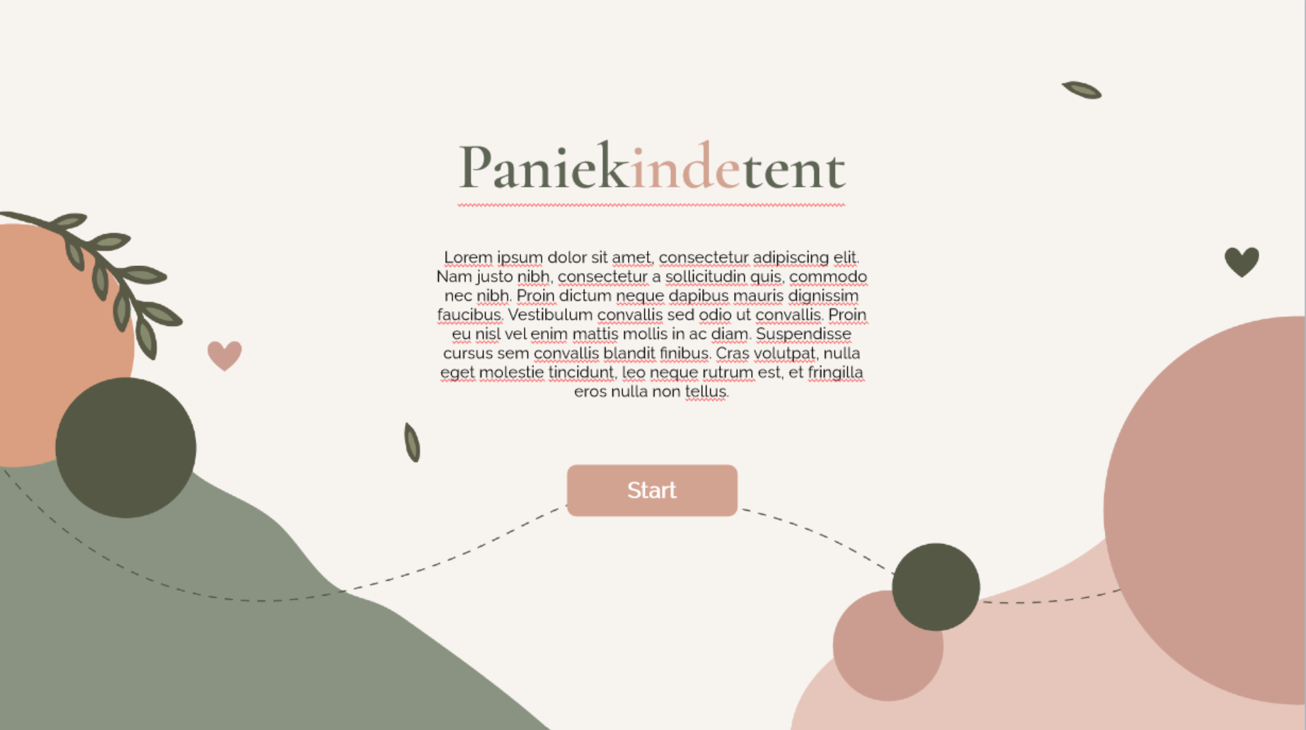 Template e-learning Donderstralen en Paniekindetent
